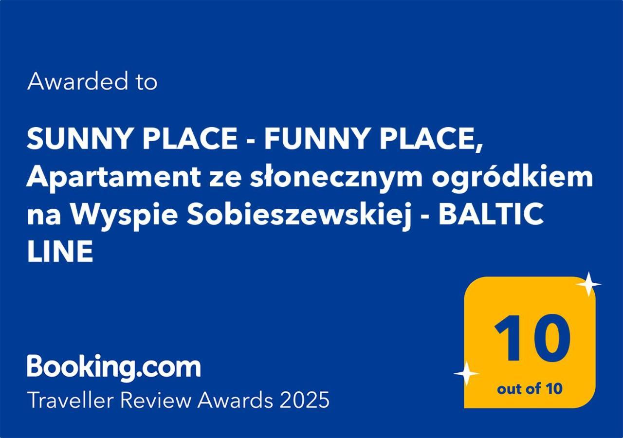 Apartmán Sunny Place - Funny Place, Ze Slonecznym Ogrodkiem Na Wyspie Sobieszewskiej - Baltic Line *